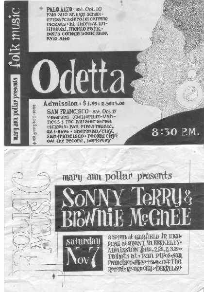 Odetta-SonnyTeryy-BriwnieMcGheePosters