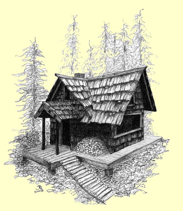 Little Old Log Cabin